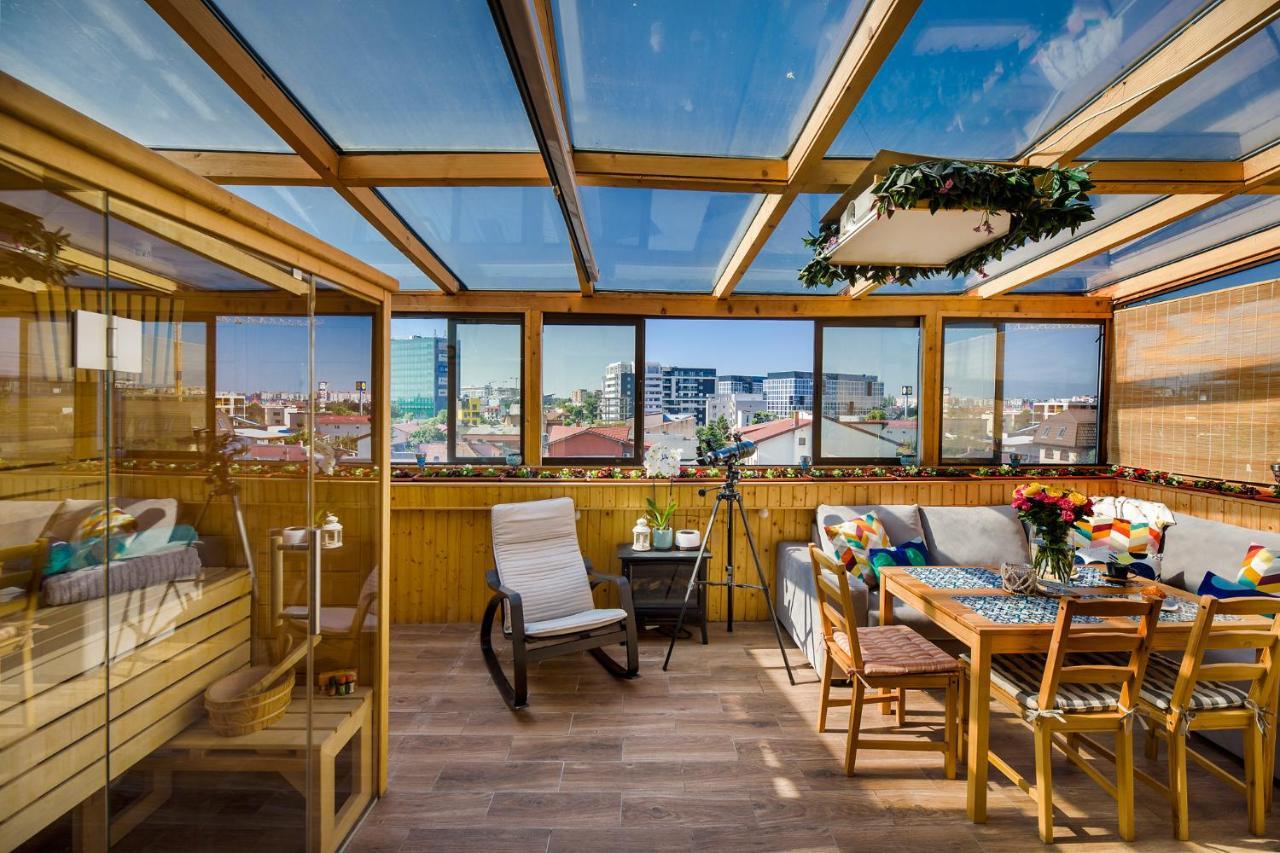 Bucharest Penthouse With Sauna And Terrace Exteriör bild