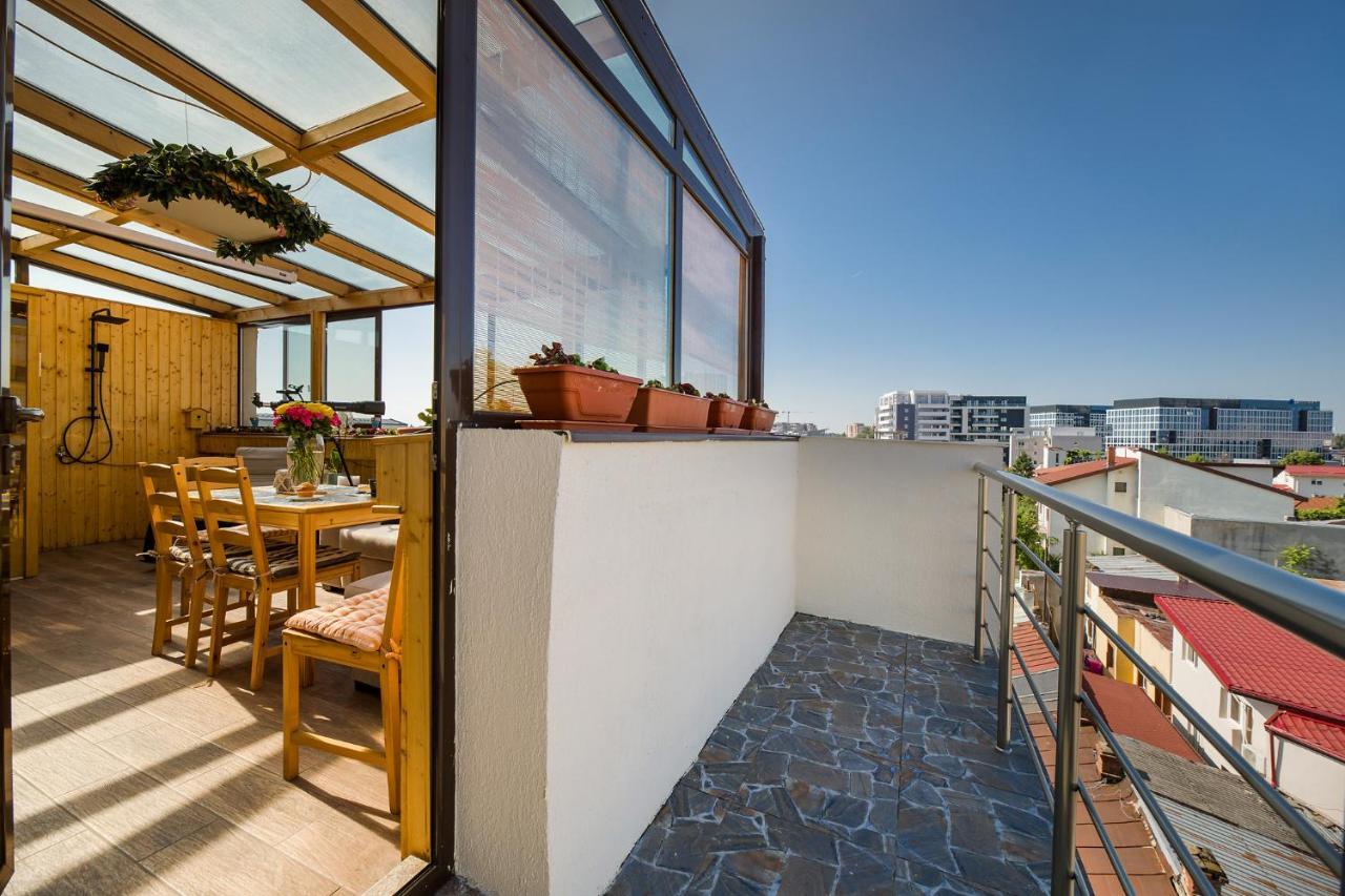 Bucharest Penthouse With Sauna And Terrace Exteriör bild